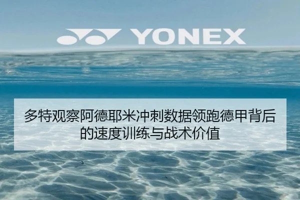 多特观察阿德耶米冲刺数据领跑德甲背后的速度训练与战术价值
